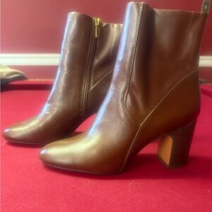 SARTO By Franco Sarto Brown Ankle Boots